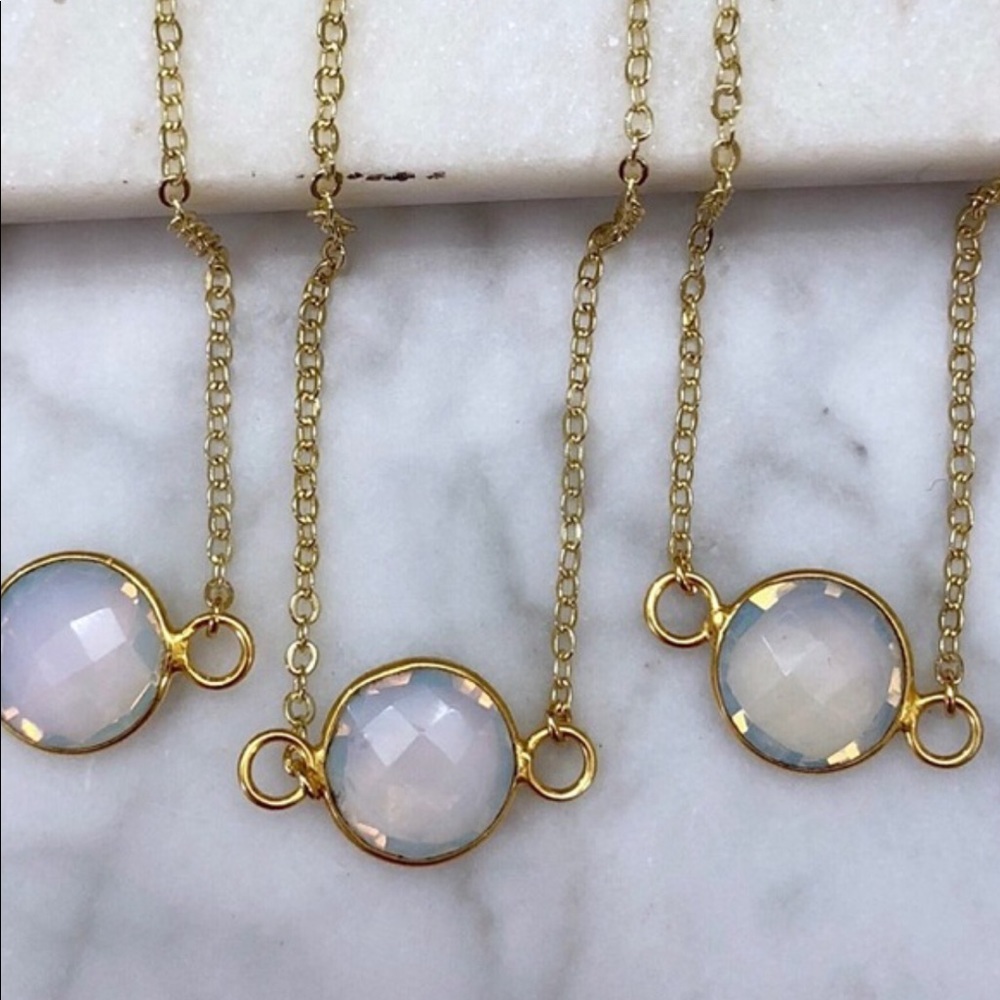  White Opal Necklace - Picture 3 of 8